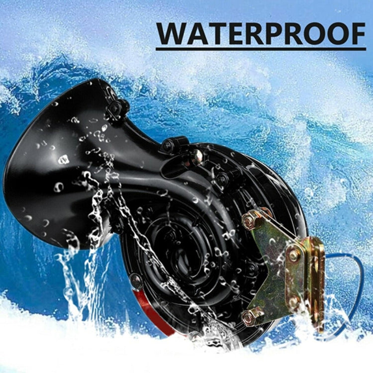 1 Pair 110BD 12V Motorcycle Electric Car Loud Single Sound Snail Speaker, Snail Speaker