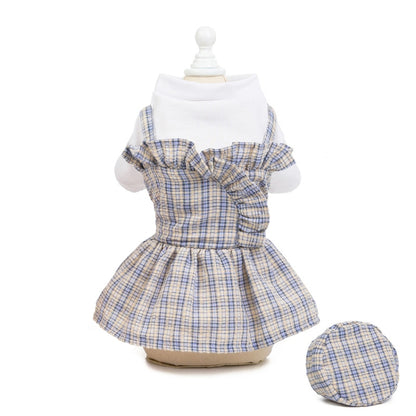 Pet Clothes Dog Dress Summer Thin Uniform Skirt, XS, S, M, L, XL