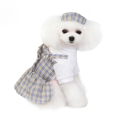 Pet Clothes Dog Dress Summer Thin Uniform Skirt, XS, S, M, L, XL