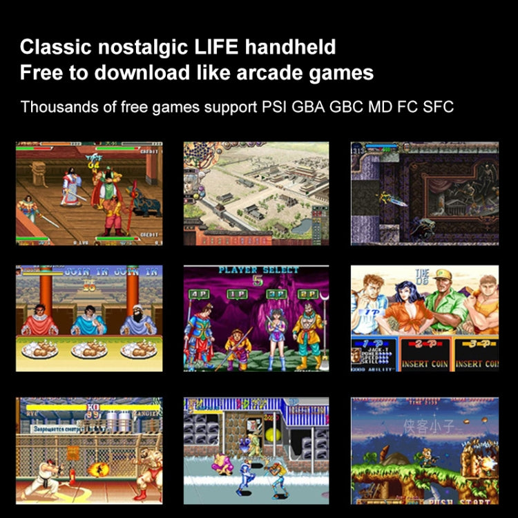 X20 LIFE Classic Games Handheld Game Console with 5.1 inch Screen & 8GB Memory, Support HDMI Output, X20 LIFE / Gray, X20 LIFE / Yellow, X20 LIFE / Blue