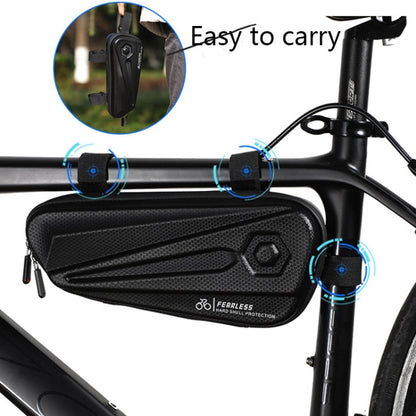 WEST BIKING YP0707257 Bicycle Triangle Bag EVA Hard Shell Bike Bag Mountain Bike Front Beam Bag Riding Equipment, WEST BIKING YP0707257