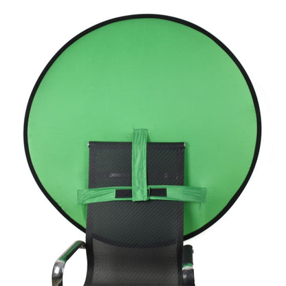 EY-068 Green Background Cloth Folding ID Photo Green Screen Video Backdrop Board For E-Sports Chair, 75cm, 110cm, 142cm