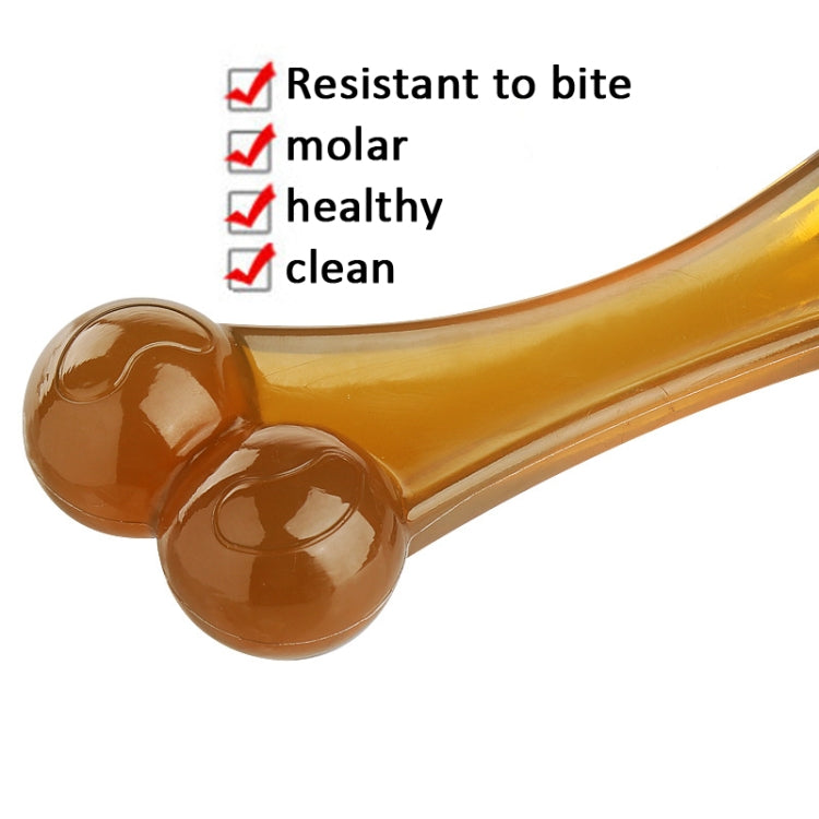 Nylon PU Dog Molar Stick Cleaning Dog Bite Toy, Large Double Head Arched Bone, Small Double Bone, Large Double Bone