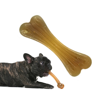 Nylon PU Dog Molar Stick Cleaning Dog Bite Toy, Large Double Head Arched Bone, Small Double Bone, Large Double Bone