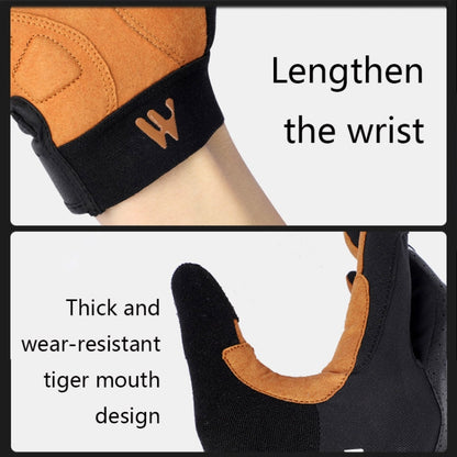 WEST BIKING YP0211197 Full-Finger Shock-Absorbing Anti-Skid Motorcycle Bike Gloves Riding Equipment, S, M, L, XL