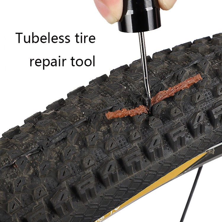 WEST BIKING YP0711083 Multifunctional Bicycle Tire Repair Tool Portable Inflator Emergency Riding Equipment, Black Without Gas Cylinder