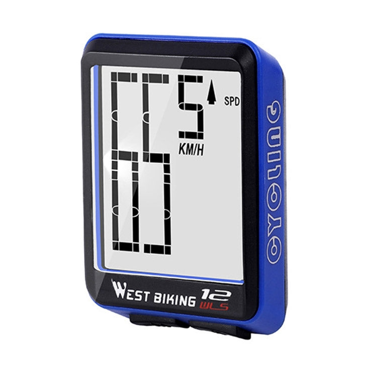 WEST BIKING Mountain Road Bike Wireless Big Character Table Big Screen Waterproof Night Light Speed Speedometer, Night Light Speed Speedometer(Green), Night Light Speed Speedometer(Black), Night Light Speed Speedometer(Red)