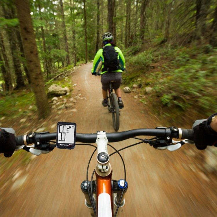 WEST BIKING Mountain Road Bike Wireless Big Character Table Big Screen Waterproof Night Light Speed Speedometer, Night Light Speed Speedometer(Green), Night Light Speed Speedometer(Black), Night Light Speed Speedometer(Red)