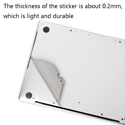 JRC 4 in 1 Computer Upper Cover + Lower Cover + Full Support Sticker + Touch Sticker Film Notebook Shell Protective Film, For Huawei Matebook X Pro 2019 / 2020 (Silver), For Huawei Matebook X Pro 2019 / 2020 (Gray)