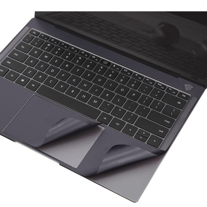 JRC 4 in 1 Computer Upper Cover + Lower Cover + Full Support Sticker + Touch Sticker Film Notebook Shell Protective Film, For Huawei Matebook X Pro 2019 / 2020 (Silver), For Huawei Matebook X Pro 2019 / 2020 (Gray)