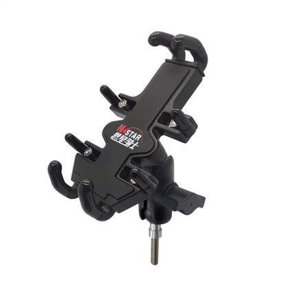 N-STAR NJN001 Motorcycle Bicycle Compatible Mobile Phone Bracket Aluminum Accessories Riding Equipment, Aluminum (With T Head), Aluminum (With Crooked Ball Head), Aluminum (With Pump Cover), Aluminum (With Expansion Head ), Aluminum (With M10 Ball)