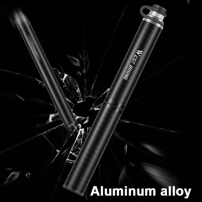 West Biking Bicycle Pump Portable High Pressure Inflators Mountain Road Car Bicycle Riding Equipment, West Biking Pump(Black), West Biking Pump(Silver)