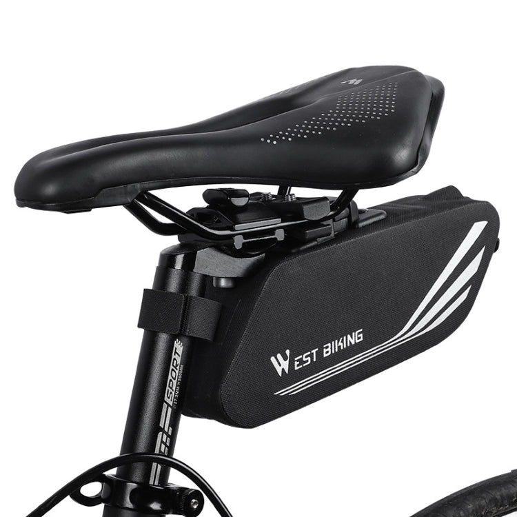 WEST BIKING YP0707219 Bicycle Portable Reflective Tail Bag Waterproof Saddle Bag Hard Shell Seat Tube Bag Riding Equipment, YP0707219