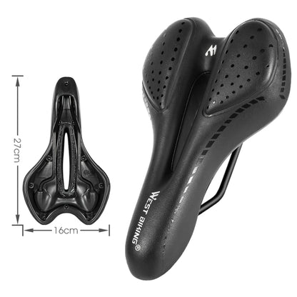 WEST BIKING YP0801086 Silicone Thickened Soft And Comfortable Bicycle Seat, YP0801086