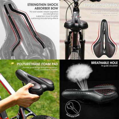 WEST BIKING YP0801086 Silicone Thickened Soft And Comfortable Bicycle Seat, YP0801086