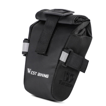 WEST BIKING YP0707249 Bicycle Folding Tail Bag Riding Equipment, YP0707249 (Black), YP0707249 (Gray)