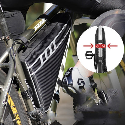 WEST BIKING  YP0707254 4L Bicycle Triangle Bag Mountain Bike Large Capacity Front Beam Reflective Waterproof Bag Riding Equipment, YP0707254