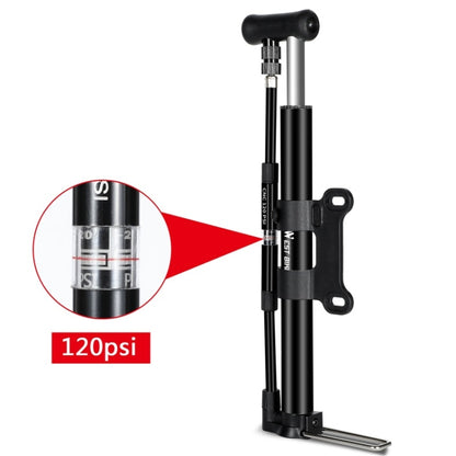 WEST BIKING High Pressure Bicycle Vertical Pump With Barometer, West Biking Vertical Pump