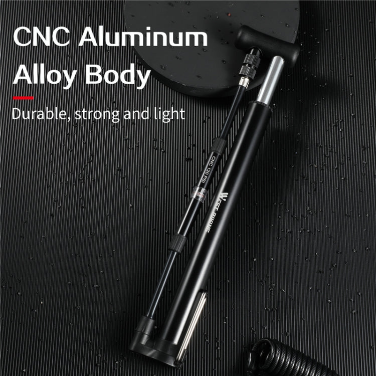 WEST BIKING High Pressure Bicycle Vertical Pump With Barometer, West Biking Vertical Pump