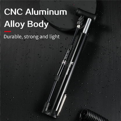 WEST BIKING High Pressure Bicycle Vertical Pump With Barometer, West Biking Vertical Pump