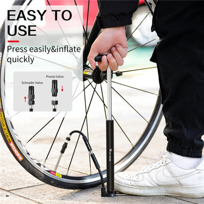 WEST BIKING High Pressure Bicycle Vertical Pump With Barometer, West Biking Vertical Pump