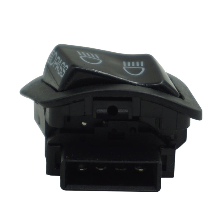 4 PCS Electric Car Scooter Motorcycle Far Near Dimming Lights With Overload Light Switch, Far Near Dimming Lights Switch