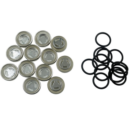10 PCS Motorcycle Modification Accessories 18mm Clutch Brake Pump Oil Mirror, 18mm