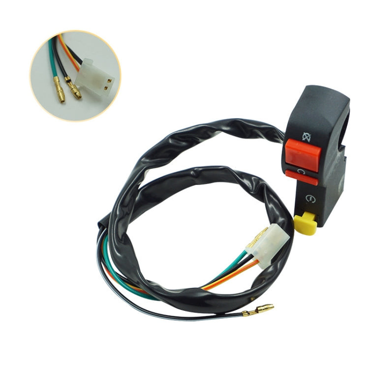 3 PCS Motorcycle Off-Road Vehicle ATV Accessories Hand Holder Headlight Flameout Start Switch, Headlight Flameout Start Switch