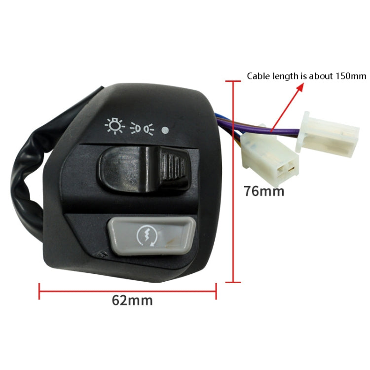 Motorcycle Accessories Handle Switch Assembly Handle Combination Switch For Yamaha MIO / LC135, For Yamaha MIO / LC135