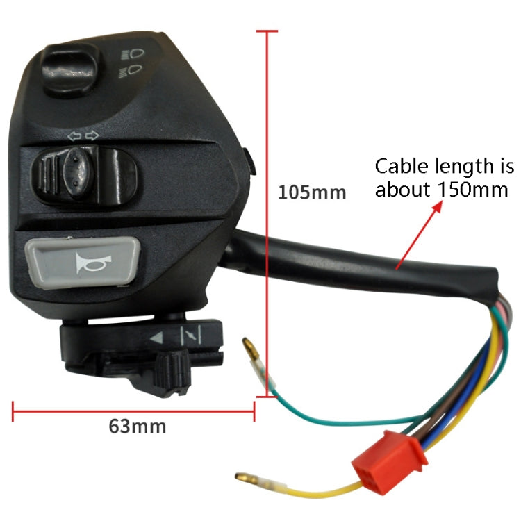 Motorcycle Accessories Handle Switch Assembly Handle Combination Switch For Yamaha MIO / LC135, For Yamaha MIO / LC135