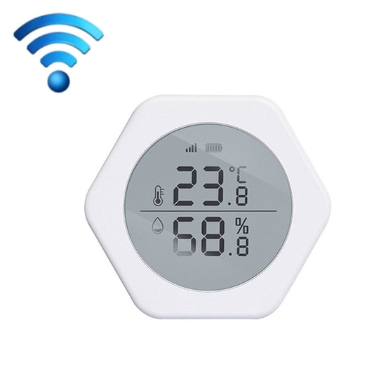 LQ-WS1 Tuya Smart Home Indoor Wireless Control Temperature And Humidity Sensor, LQ-WS1