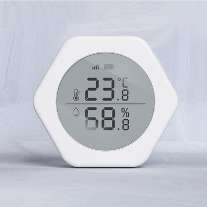 LQ-WS1 Tuya Smart Home Indoor Wireless Control Temperature And Humidity Sensor, LQ-WS1