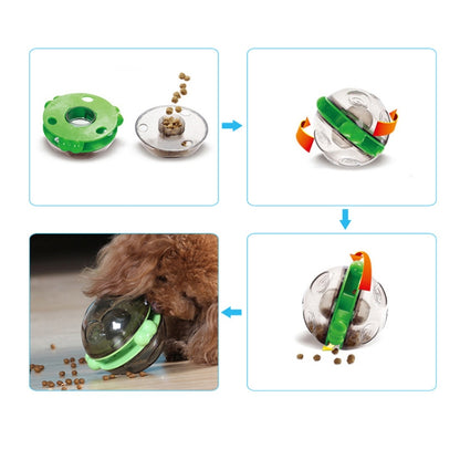 Pet PC Plastic Cat Dog Puzzle Non-Tumbler Leakage Ball  Toys, Puzzle Non-Tumbler Cat Toy