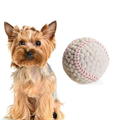 Dog Toy Latex Dog Bite Sound Ball Pet Toys, Large Tennis, Large  Rugby