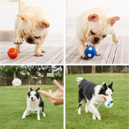 Dog Toy Latex Dog Bite Sound Ball Pet Toys, Large Tennis, Large  Rugby