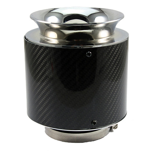 013 Car Universal Modified High Flow Carbon Fiber Mushroom Head Style Air Filter, Specification:, Small 60mm Inner Diameter, Medium 60mm Inner Diameter, Large 60mm Inner Diameter, Small 63mm Inner Diameter, Medium 63mm Inner Diameter