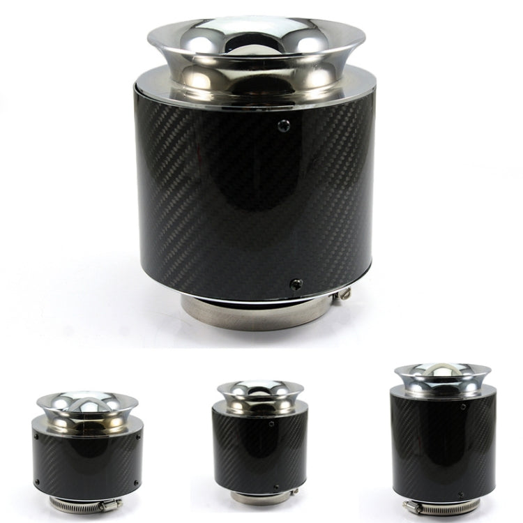 013 Car Universal Modified High Flow Carbon Fiber Mushroom Head Style Air Filter, Specification:, Small 60mm Inner Diameter, Medium 60mm Inner Diameter, Large 60mm Inner Diameter, Small 63mm Inner Diameter, Medium 63mm Inner Diameter