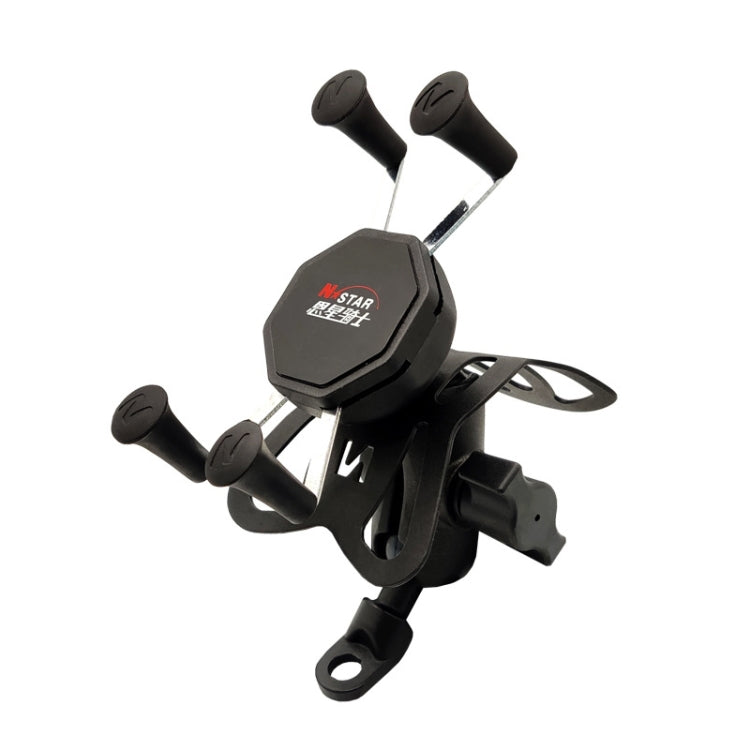 N-STAR N002 Motorcycle Bicycle Mobile Phone Bracket Riding Equipment, Large T Head, Small T Head, Large Tilted Head, Small Tilted Head, Large L Head, Small L Head, Large Long Ball Head, Small Long Ball Head