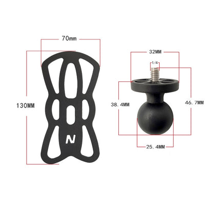 N-STAR N002 Motorcycle Bicycle Mobile Phone Bracket Riding Equipment, Large T Head, Small T Head, Large Tilted Head, Small Tilted Head, Large L Head, Small L Head, Large Long Ball Head, Small Long Ball Head