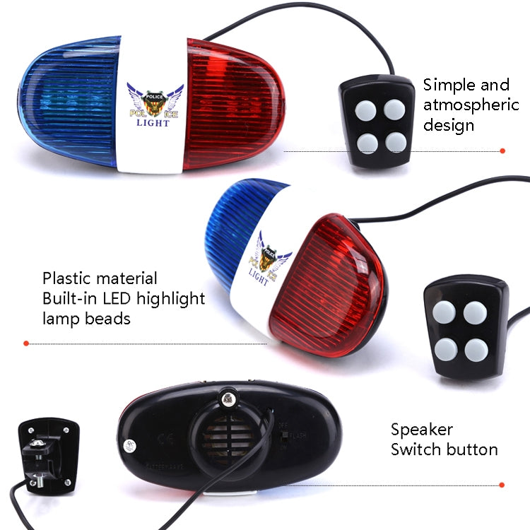 XC-325 Electronic Bell Bicycle Lamp 4 Tone Speaker, XC-325 Electronic Bell