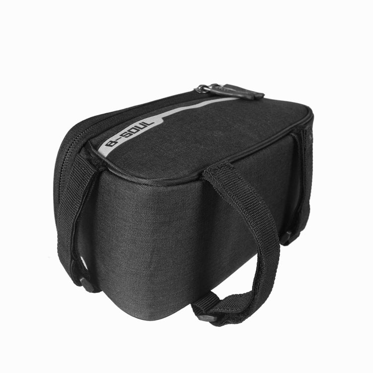 B-Soul YA249 Mountain Bike Front Beam Bag Bicycle Bag Riding Equipment Saddle Bag Upper Pipe Package, YA249 (Blue)