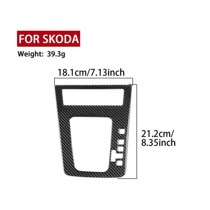 For 2017-2021 Skoda Octavia Right-Hand Drive Gear Shift Panel Sticker, Right-Hand Drive