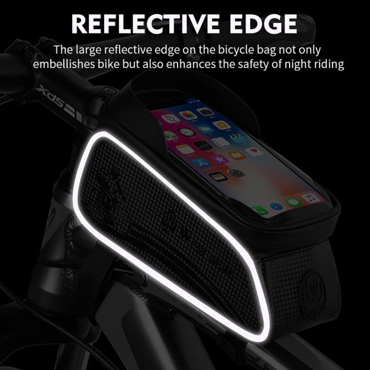 West Biking 1.5l Bicycle Anti-Light  Bag Riding Front Bag Mobile Phone Bag Boarding Bag Waterproof Bag, YP0707205