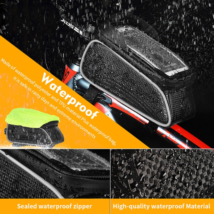 West Biking 1.5l Bicycle Anti-Light  Bag Riding Front Bag Mobile Phone Bag Boarding Bag Waterproof Bag, YP0707205