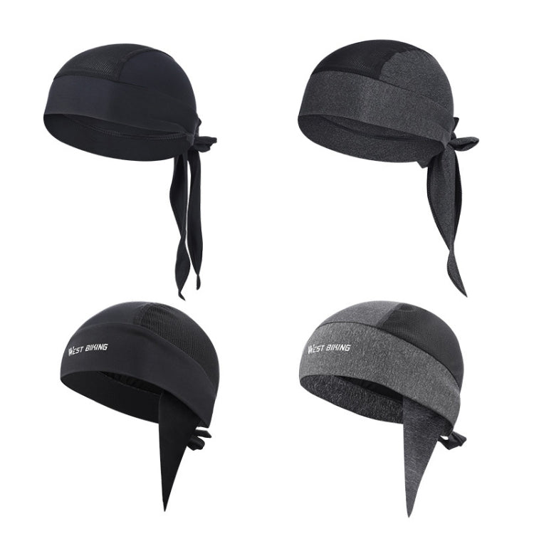 West Biking Summer Ice Silk Pirate Cap Riding Cap Men And Women  Outdoor Windproof Sunscreen Headgear, Windproof Sunscreen Headgear (Triangle Towel Black), Windproof Sunscreen Headgear (Triangle Towel Gray), Windproof Sunscreen Headgear (Tying Rope Bla...