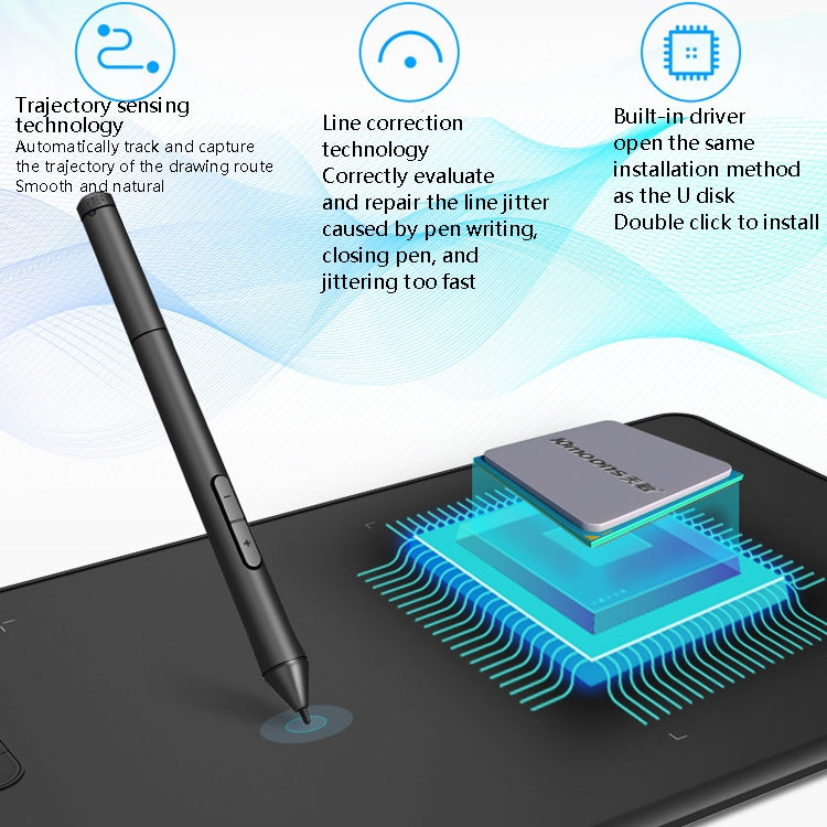 10Moons  G12 Digital Board Can Be Connected To Mobile Phone Hand Drawn Board Computer Painting Board Network Class Input Panel, G12