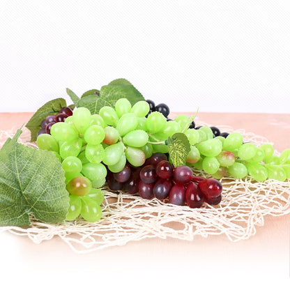 Simulation Fruit Simulation Grapes PVC with Cream Grape Shoot Props, 4 Bunches 36 Black Grapes, 4 Bunches 36 Green Grapes, 4 Bunches 36 Red Grapes, 4 Bunches 36 Grain Agate Grapes, 4 Bunches 36 Purple Grapes, 4 Bunches 60 Black Grapes...