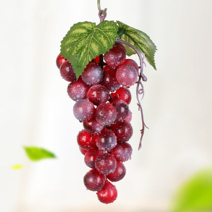 Simulation Fruit Simulation Grapes PVC with Cream Grape Shoot Props, 4 Bunches 36 Black Grapes, 4 Bunches 36 Green Grapes, 4 Bunches 36 Red Grapes, 4 Bunches 36 Grain Agate Grapes, 4 Bunches 36 Purple Grapes, 4 Bunches 60 Black Grapes...
