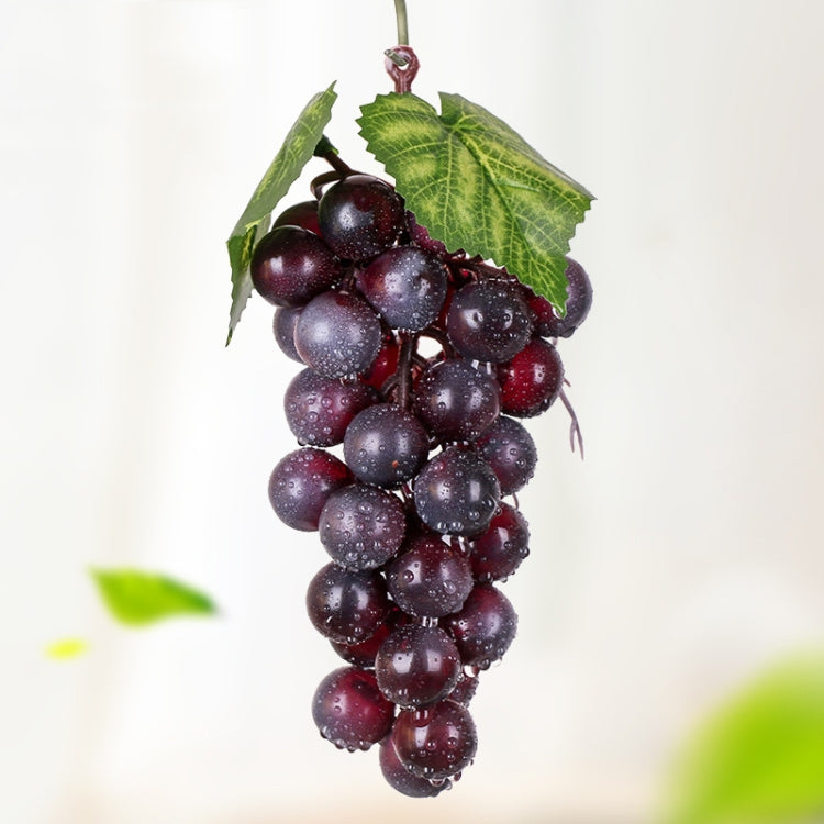 Simulation Fruit Simulation Grapes PVC with Cream Grape Shoot Props, 4 Bunches 36 Black Grapes, 4 Bunches 36 Green Grapes, 4 Bunches 36 Red Grapes, 4 Bunches 36 Grain Agate Grapes, 4 Bunches 36 Purple Grapes, 4 Bunches 60 Black Grapes...