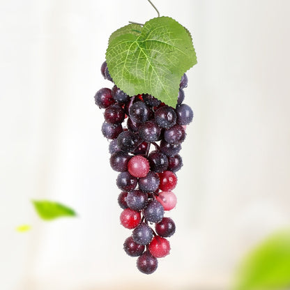 Simulation Fruit Simulation Grapes PVC with Cream Grape Shoot Props, 4 Bunches 36 Black Grapes, 4 Bunches 36 Green Grapes, 4 Bunches 36 Red Grapes, 4 Bunches 36 Grain Agate Grapes, 4 Bunches 36 Purple Grapes, 4 Bunches 60 Black Grapes...